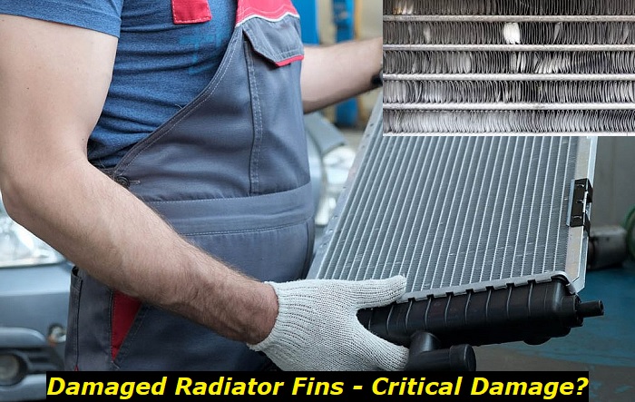 damaged radiator fins when to replace the radiator